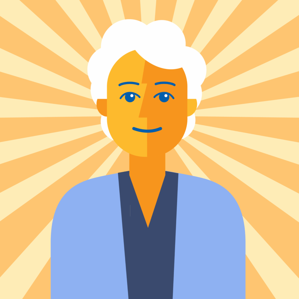 illustration of woman