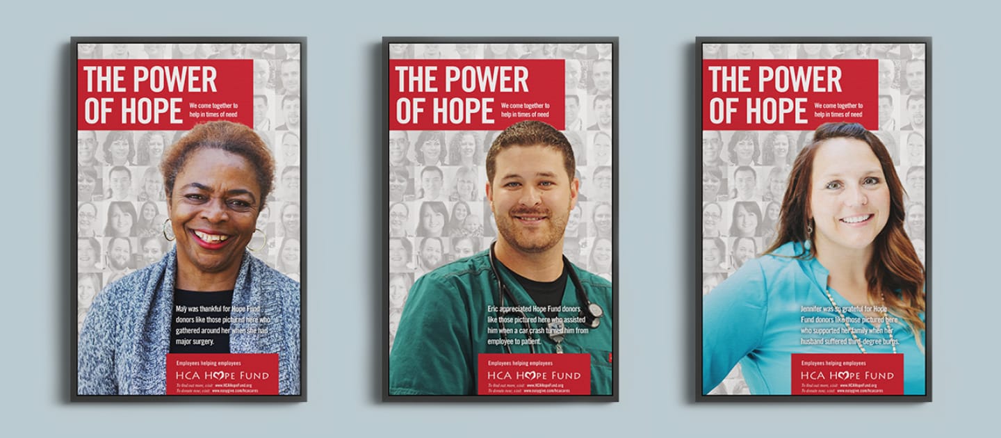 3 "Power of Hope" posters for Hope Fund