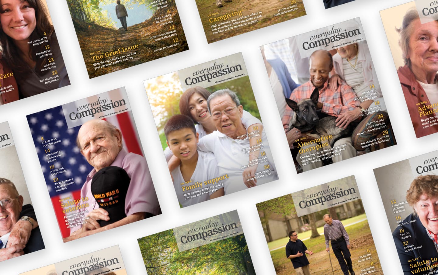 issues of Everyday Compassion magazine