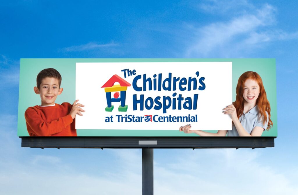 TriStar Children's Hospital outdoor board