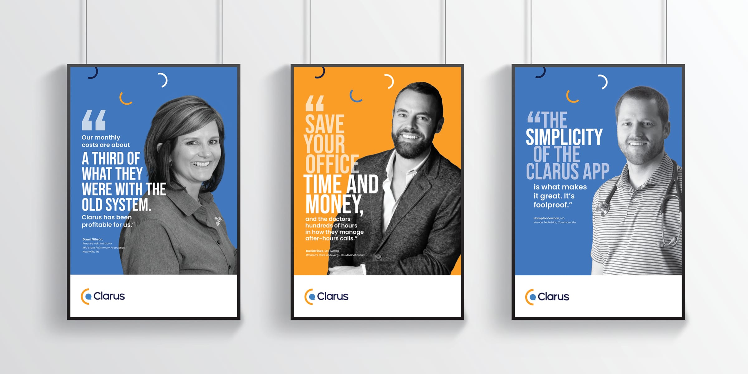 3 posters for Clarus
